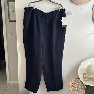 Emma James Woman Navy Dress Pants Size 20W NWT